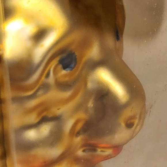 Vintage Blown Glass Teddy Bear Ornament West German Original Unopened Box - Picture 10 of 10